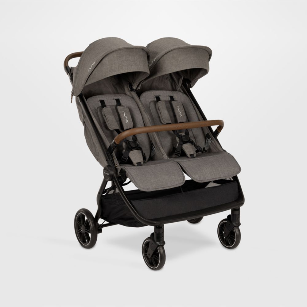 Nuna TRVL Dubl Granite Grey Compact Travel Baby Stroller
