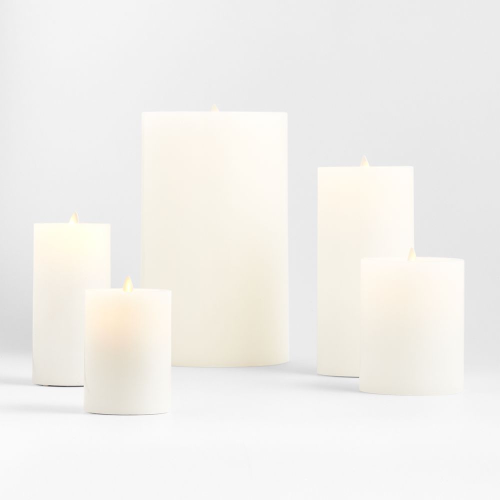 Warm White Flicker Flameless Wax Candles- Image 3