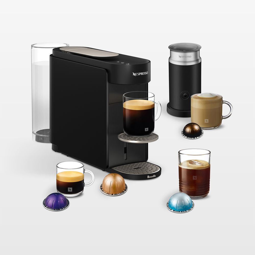 Nespresso by Breville Black Vertuo UP Espresso Machine Bundle