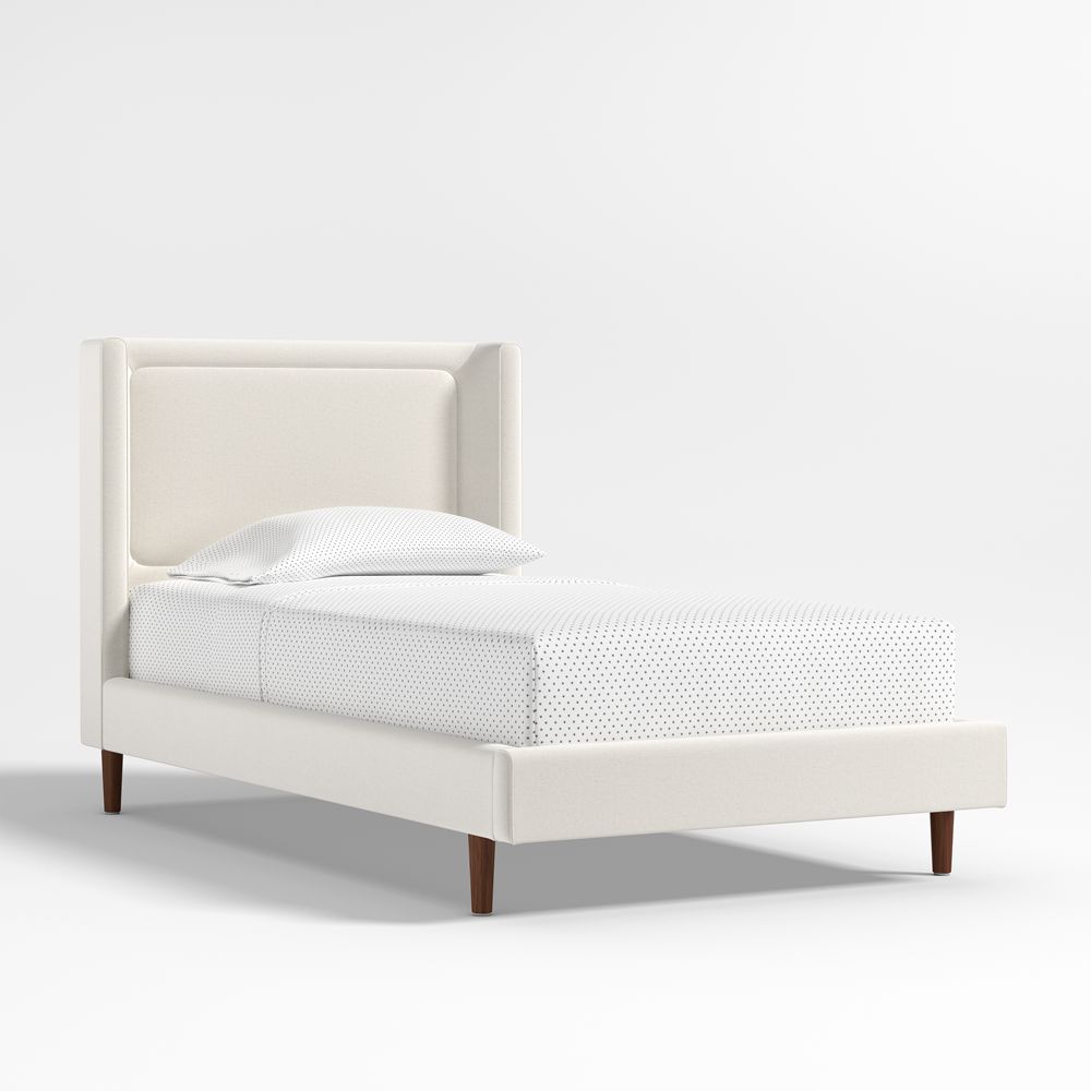 Weston Natural Cream Upholstered Kids Bed