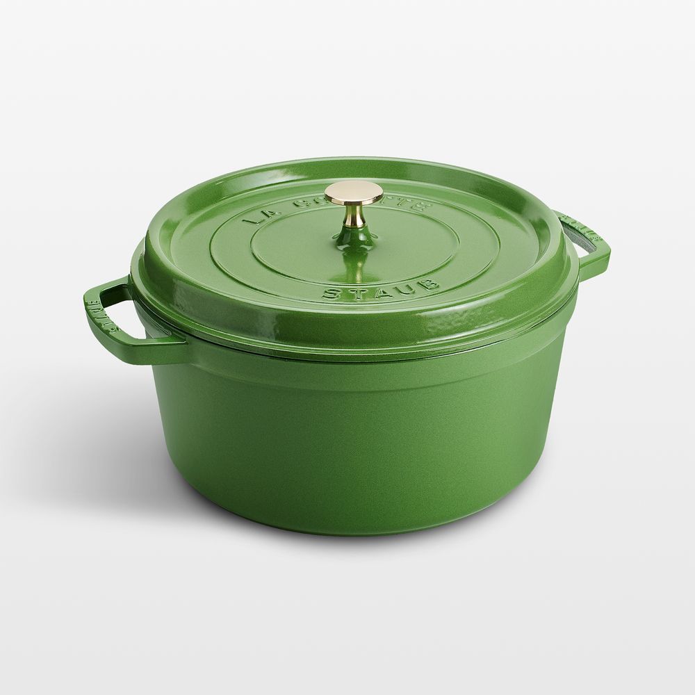 Staub 7-Qt. Pistachio Round Cocotte