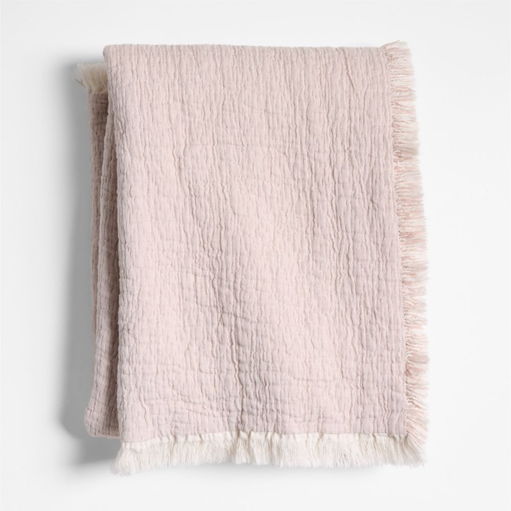Supersoft Organic Cotton Gauze Classic Violet Rose Baby Stroller Blanket