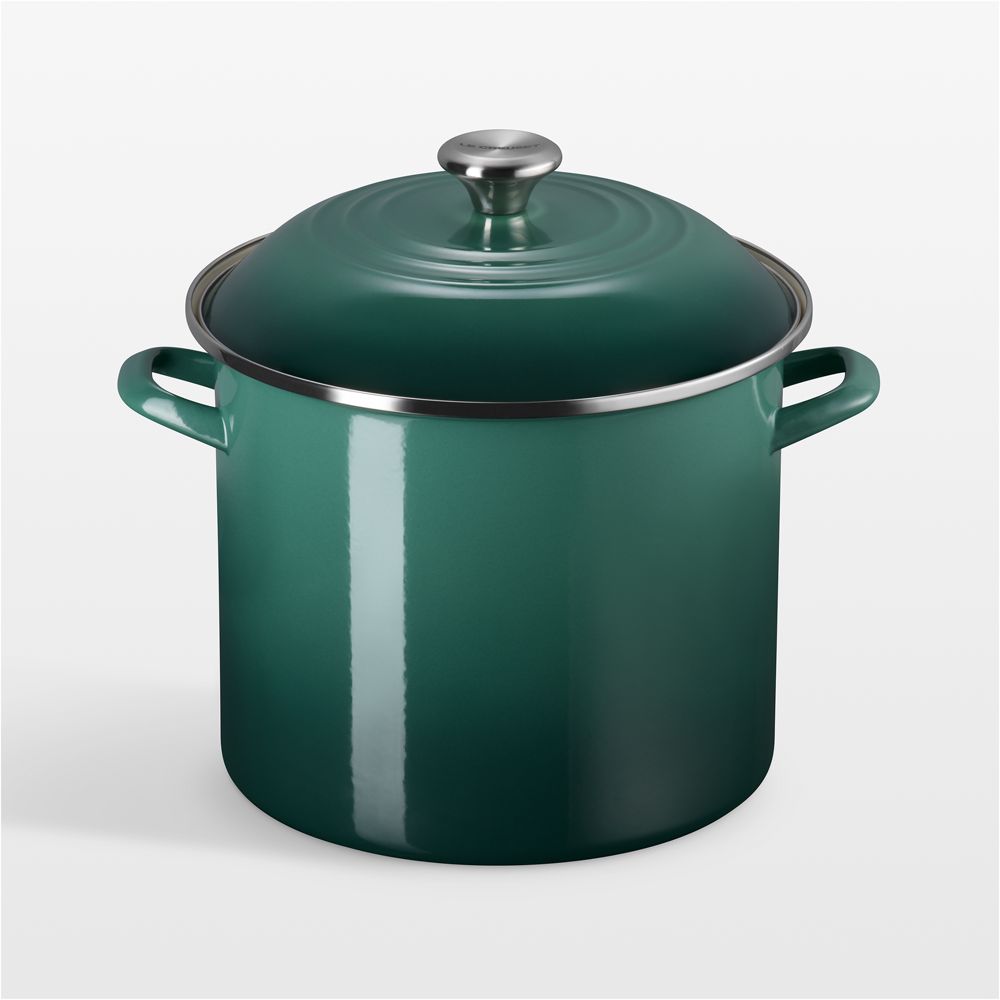 Le Creuset 12-Qt. Artichaut Enameled Steel Stockpot with Stainless Steel Knob