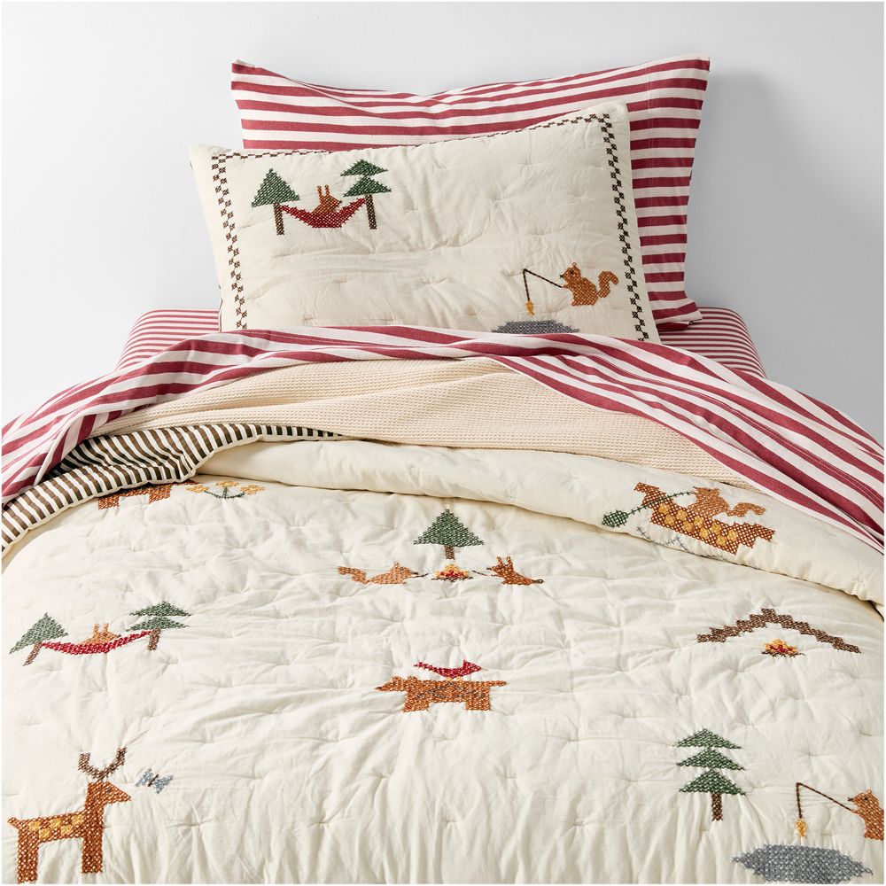 Cozy Camper Organic Cotton Voile Kids Quilt