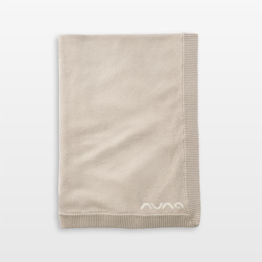 Nuna Beige Cotton Baby Blanket
