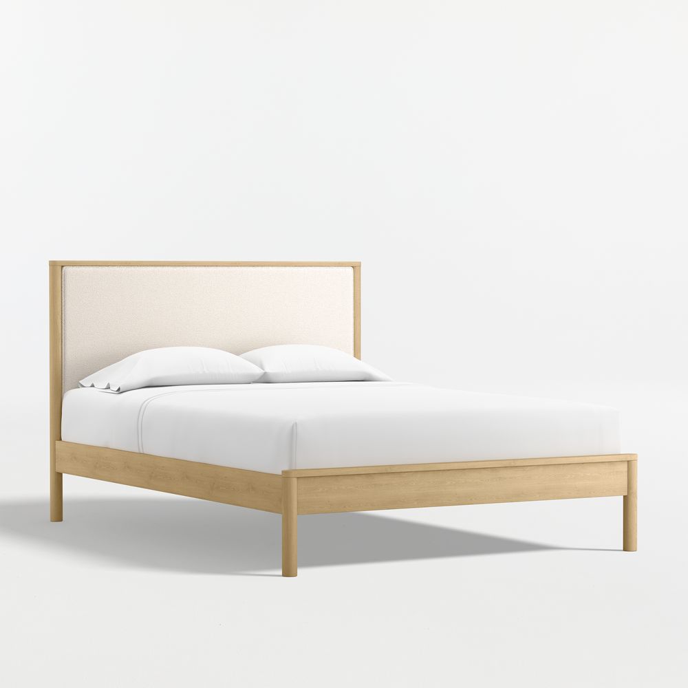 Redondo Natural Wood and Upholstered Kids Bed