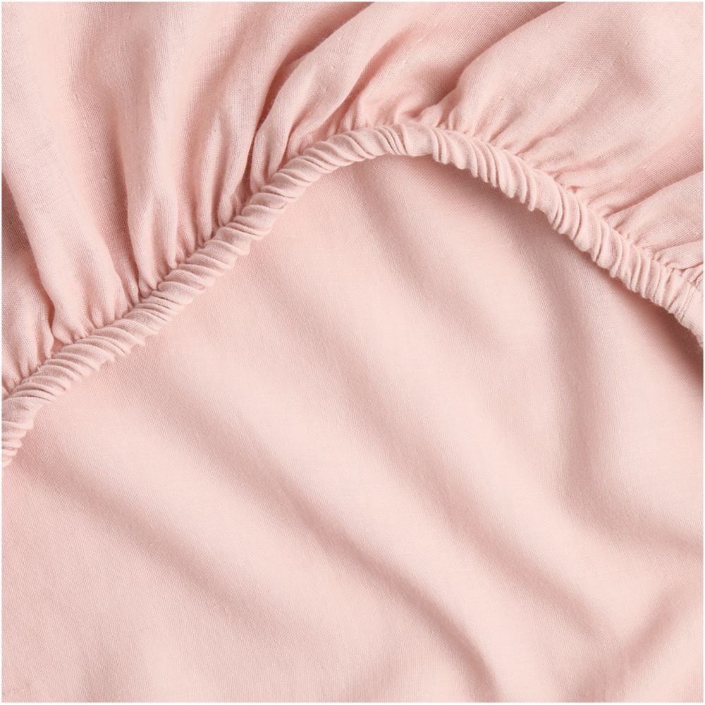 Supersoft Lilac Rose 100% Organic Cotton Gauze Baby Bassinet Sheet