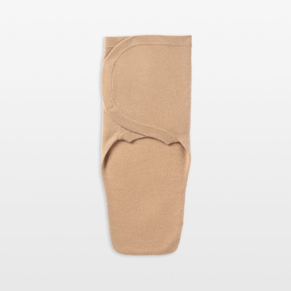 Nuna Tan Cashmere Baby Swaddle Blanket