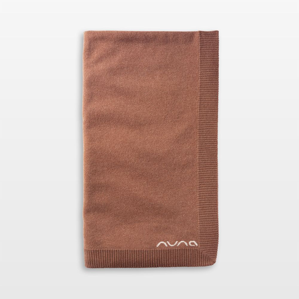 Nuna Sienna Brown Cashmere Toddler Blanket