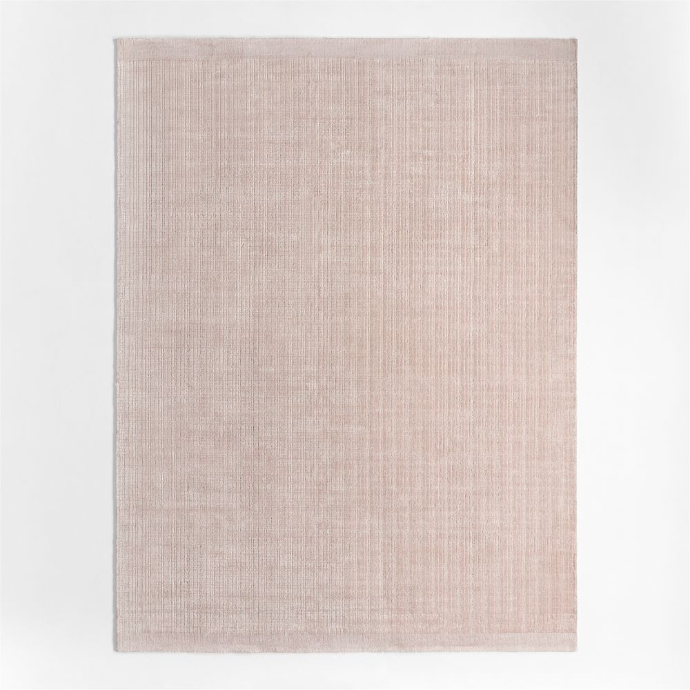 Solid Grid Light Purple Kids Performance Area Rug