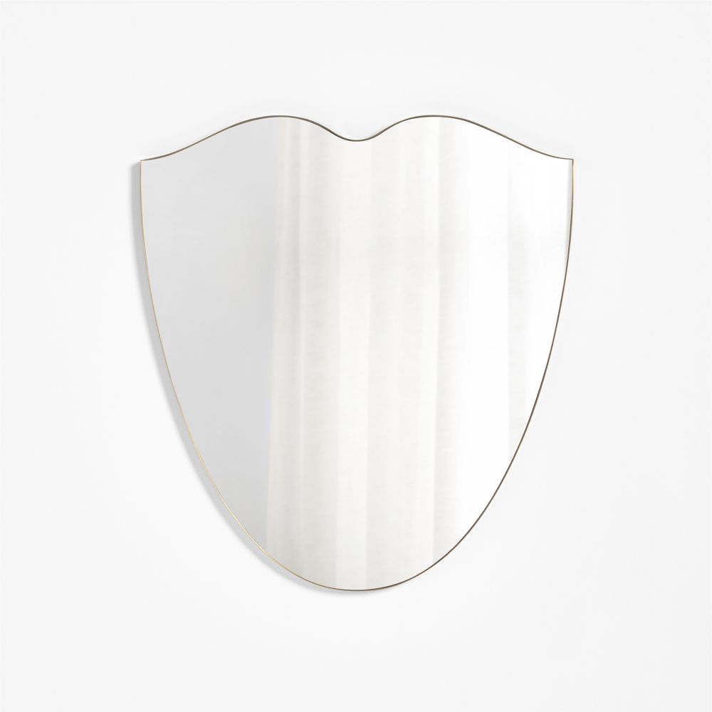 Bristol 27" Shield Shape Metal Kids Wall Mirror