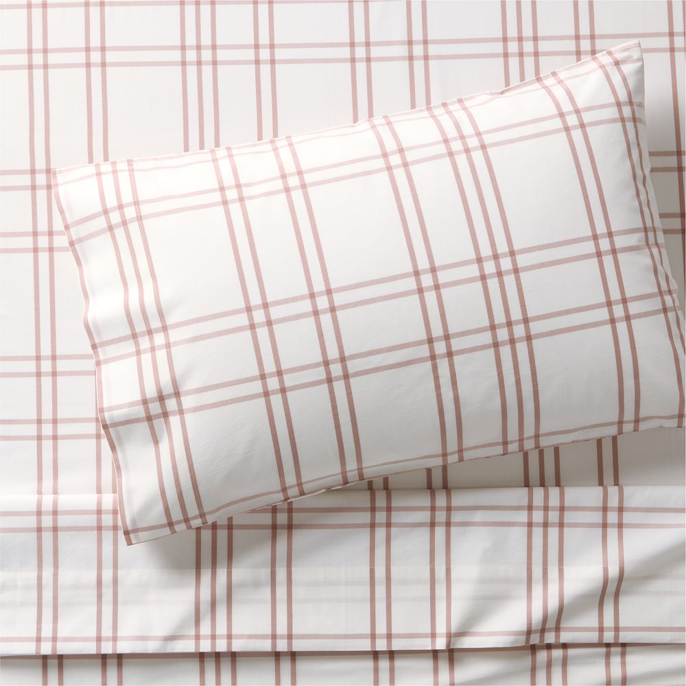 Stax Violet Rose Organic Cotton Yarn Dyed Kids Sheet Set