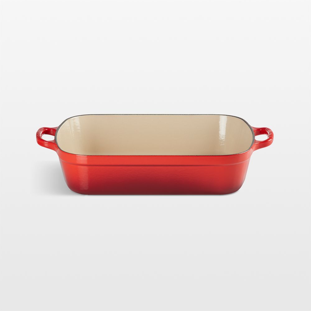 Le Creuset Signature 5.25-Qt. Cerise Enameled Cast Iron Rectangular Roaster