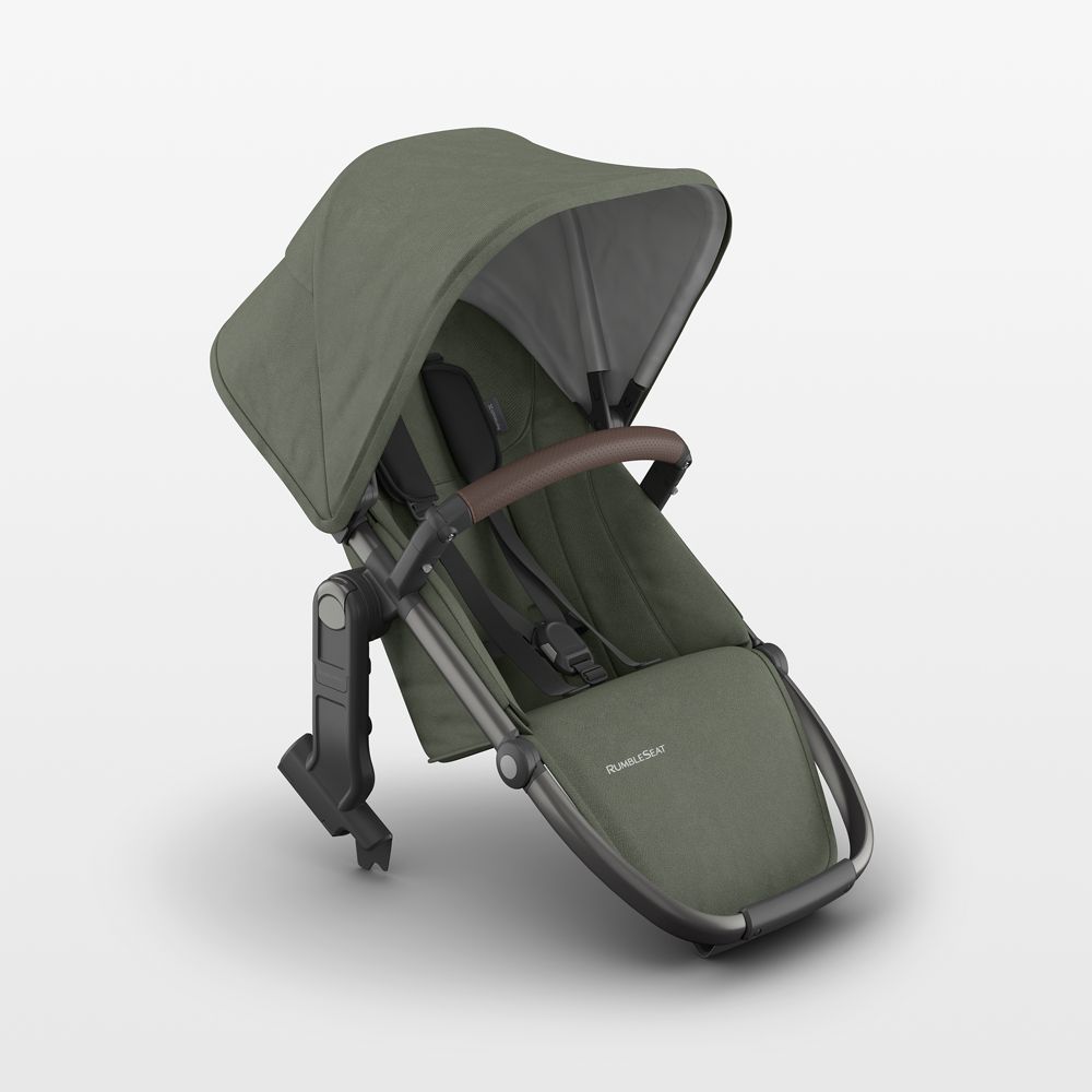 UPPAbaby RumbleSeat V3 Evelyn Meadow Green with Graphite Frame Baby Stroller Seat