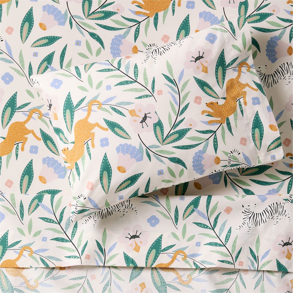 Stay Cool Midnight Marrakech Organic Cotton Toddler Sheet Set