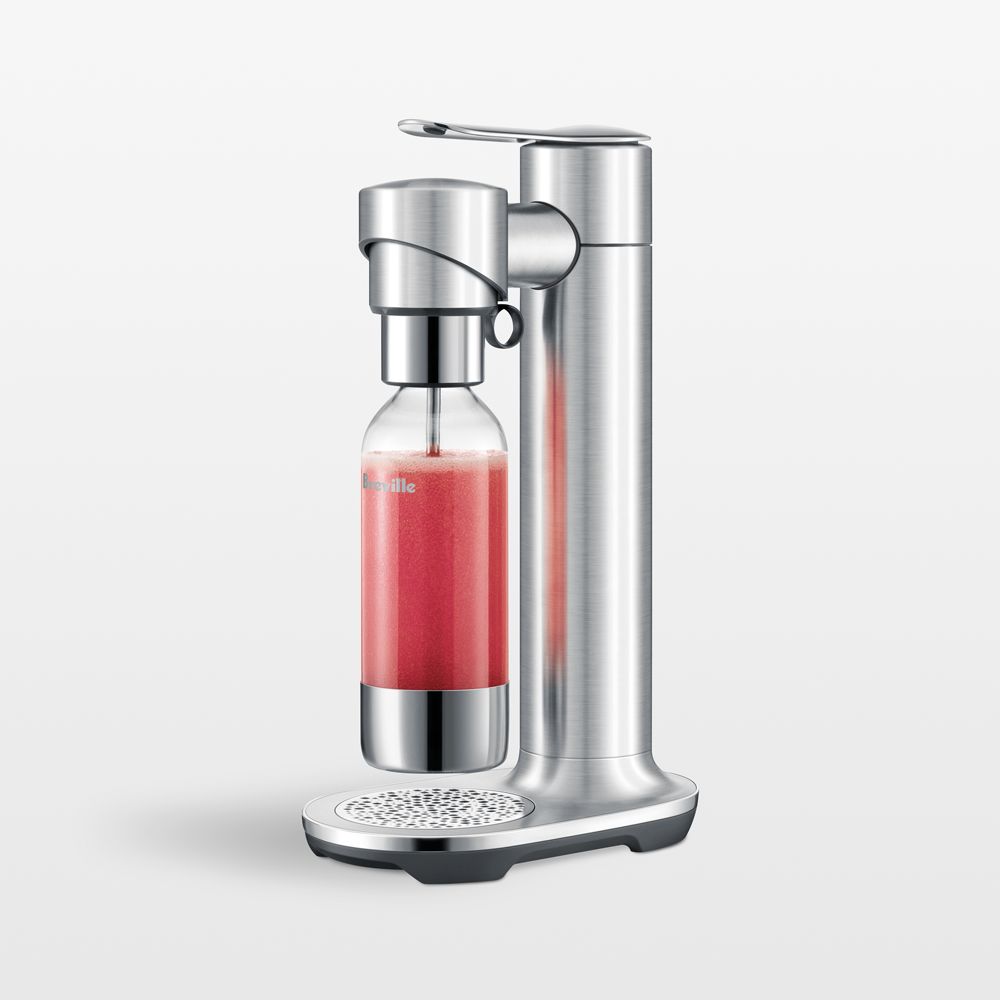 Breville InFizz Fusion Carbonation Machine with CO2 Canister in Stainless Steel