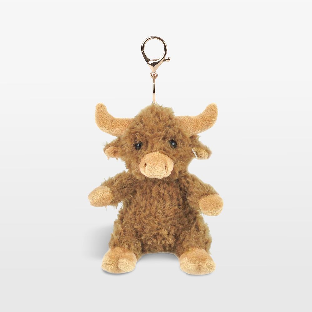 Mon Ami Harold Highland Cow Kids Plush Bag Charm