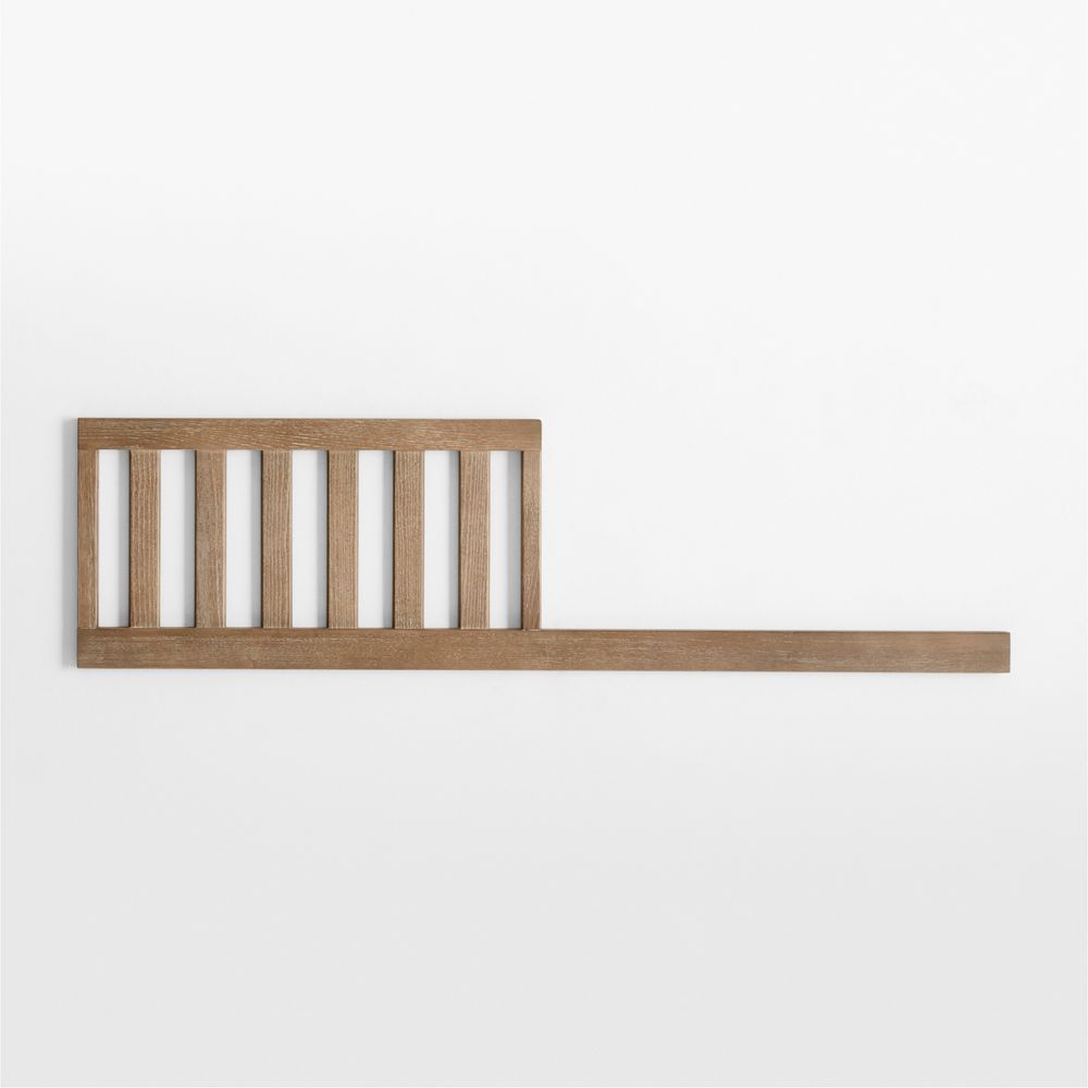 Ellis Hazelnut Brown Wood Toddler Bed Rail