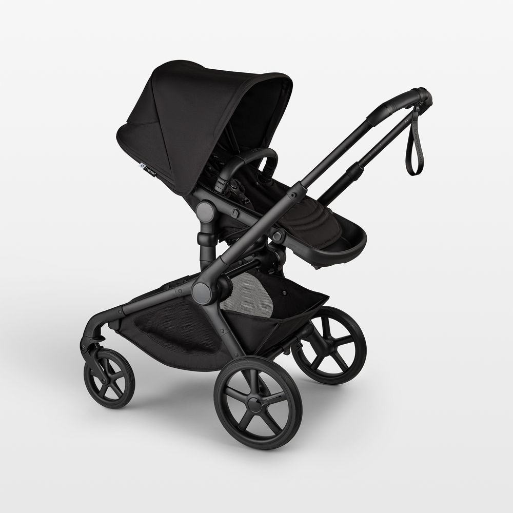 Bugaboo Kangaroo Seat Complete Midnight Black with Black Frame Baby Stroller