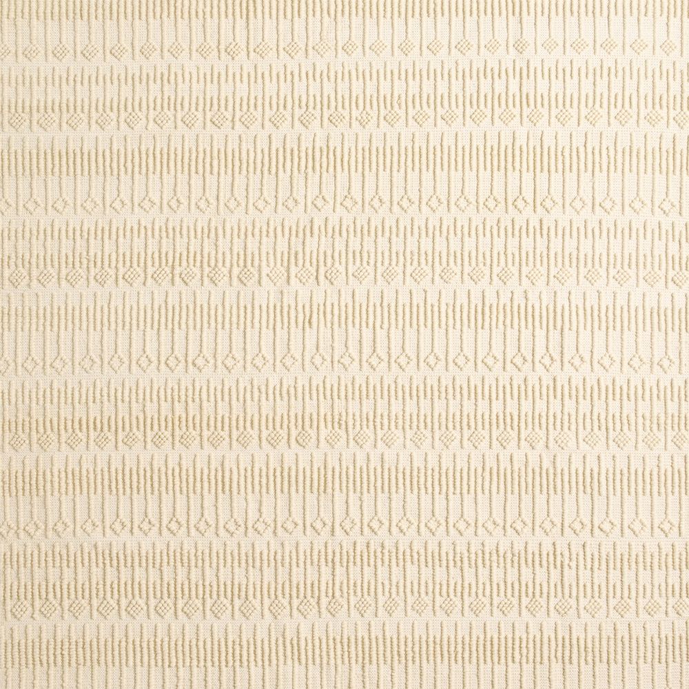 Kiro Texture Ivory Wool Blend Kids 12"x18" Rug Swatch