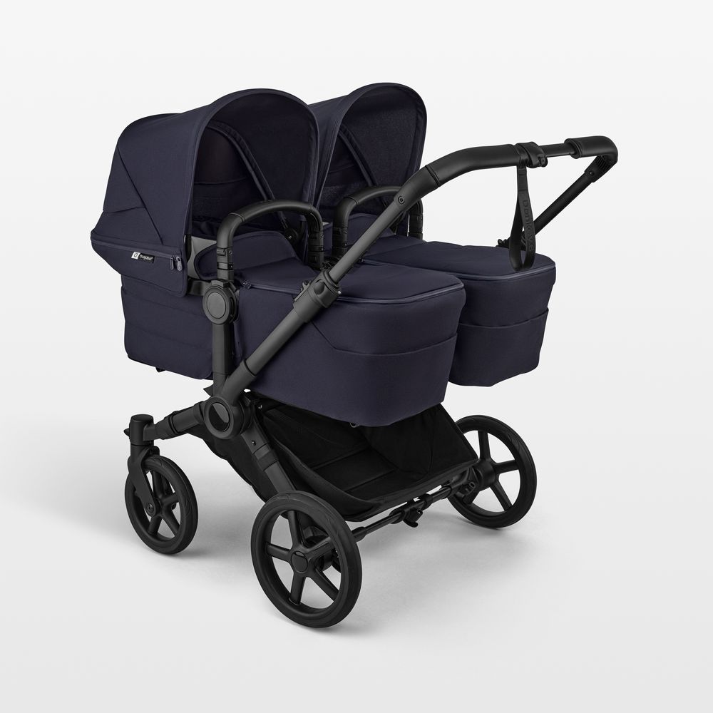Bugaboo Donkey 6 Twin Deep Indigo Fabric Complete Baby Bassinet