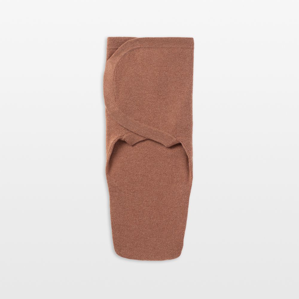 Nuna Sienna Brown Cashmere Baby Swaddle Blanket