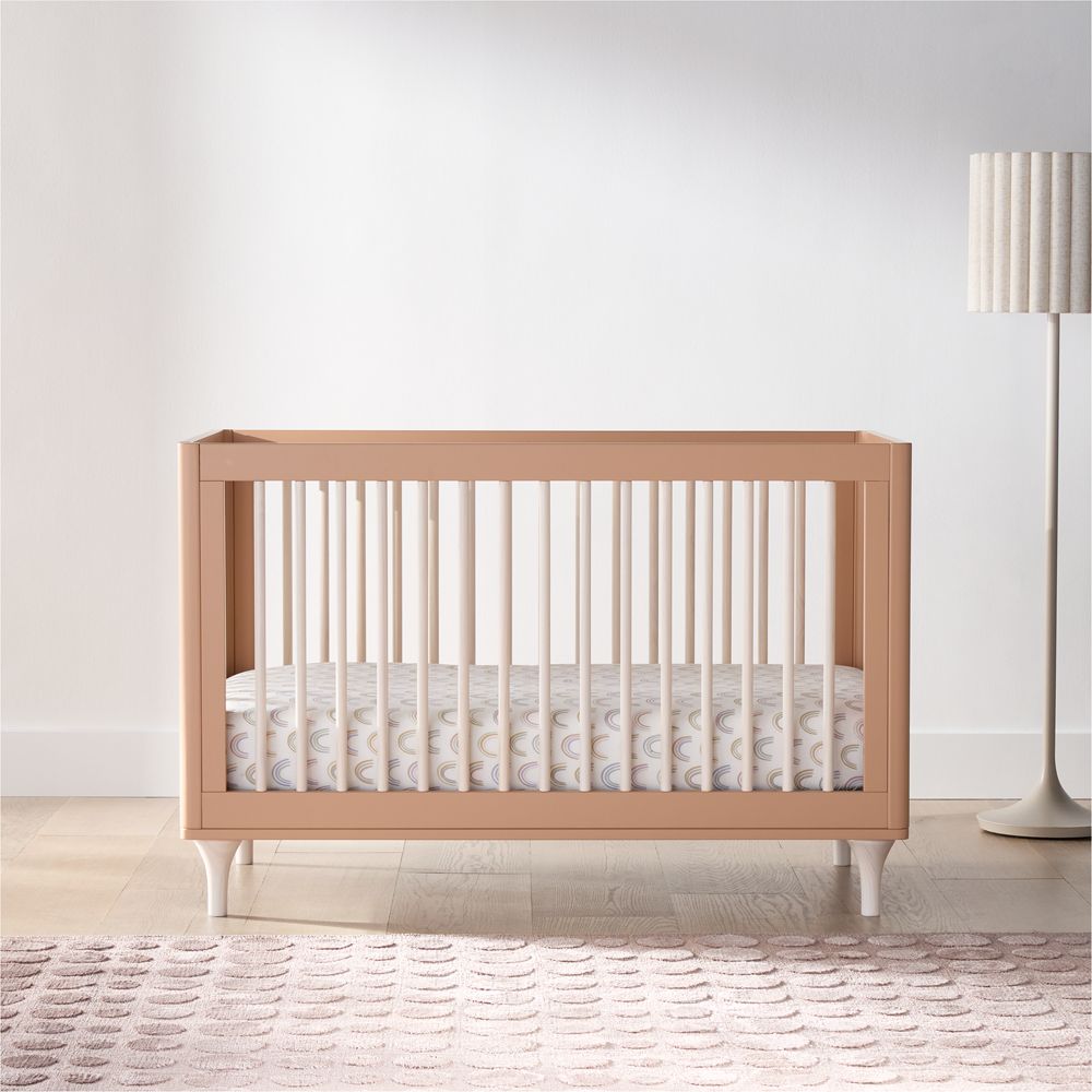 Babyletto Lolly Canyon Pink Wood 3-in-1 Convertible Crib