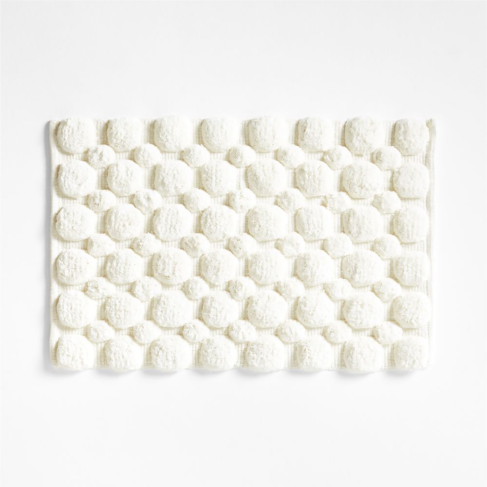 Kupla Ivory Cotton Bath Rug