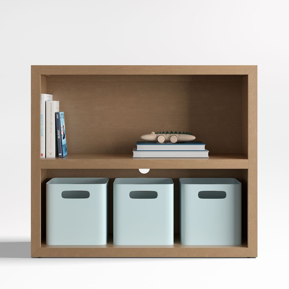 Ever Simple 36" Modular Natural Brown Wood Kids Bookcase