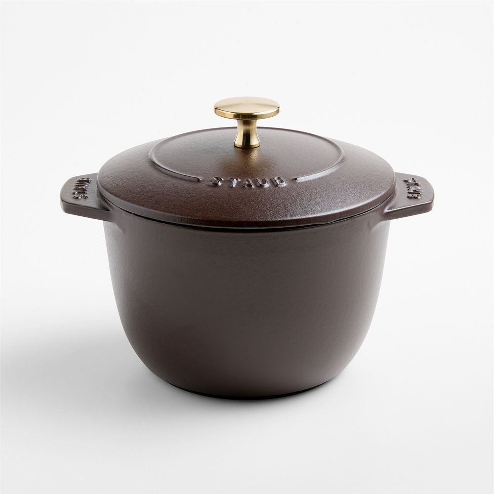 Staub Matte Espresso 1.5-Qt Petite French Oven