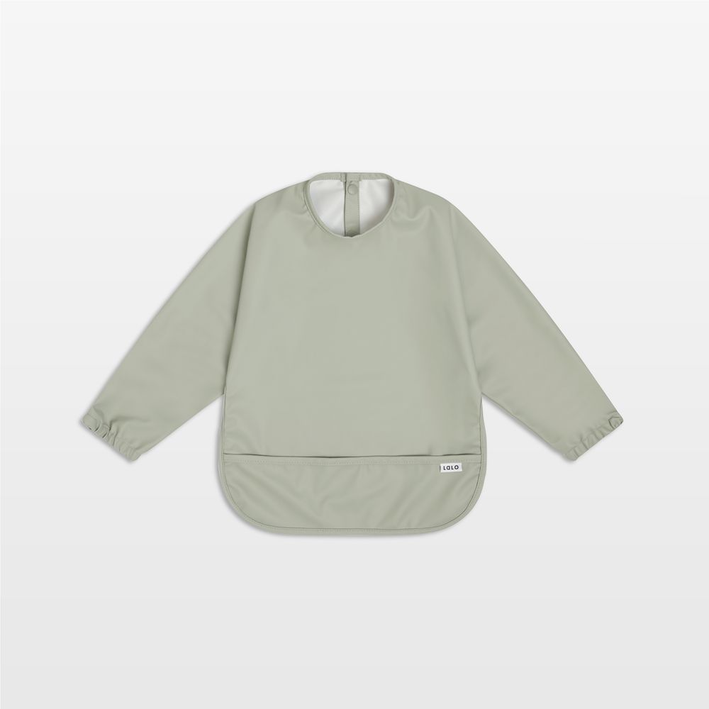 Lalo Sage Green Smock Bib