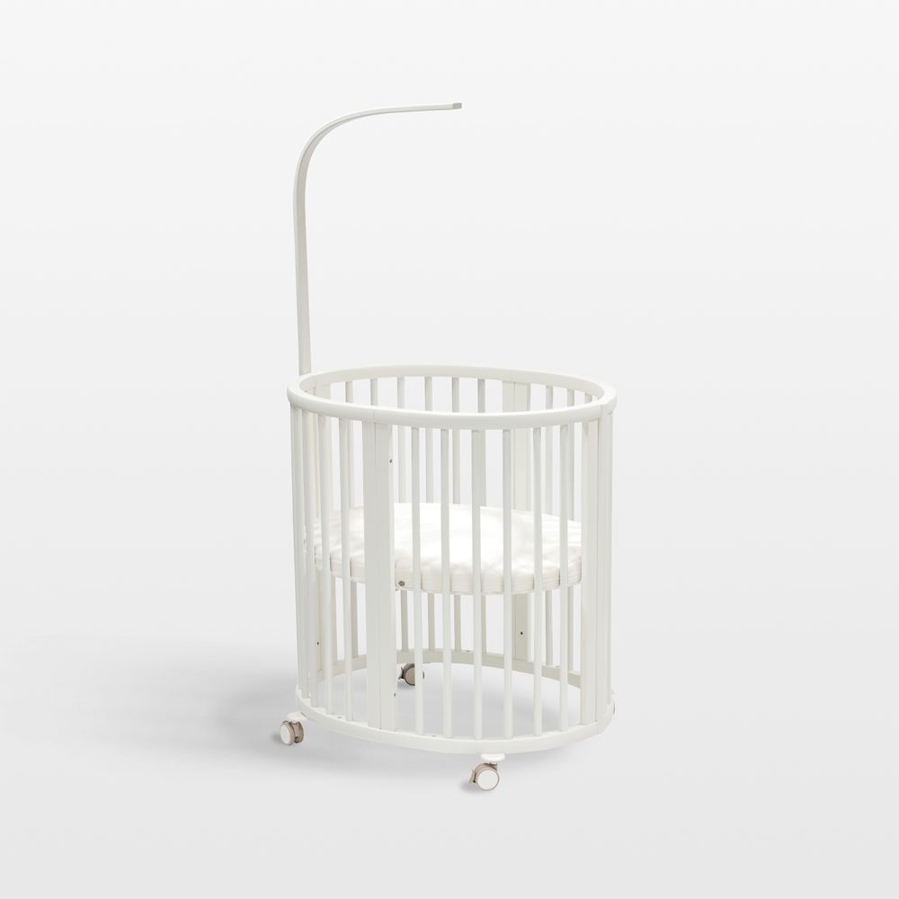 Stokke Sleepi White Wood Crib Drape Rod