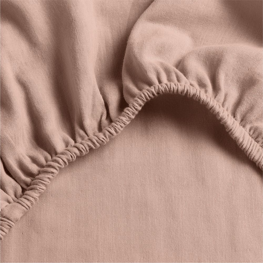 Supersoft Violet Rose 100% Organic Cotton Gauze Baby Bassinet Sheet