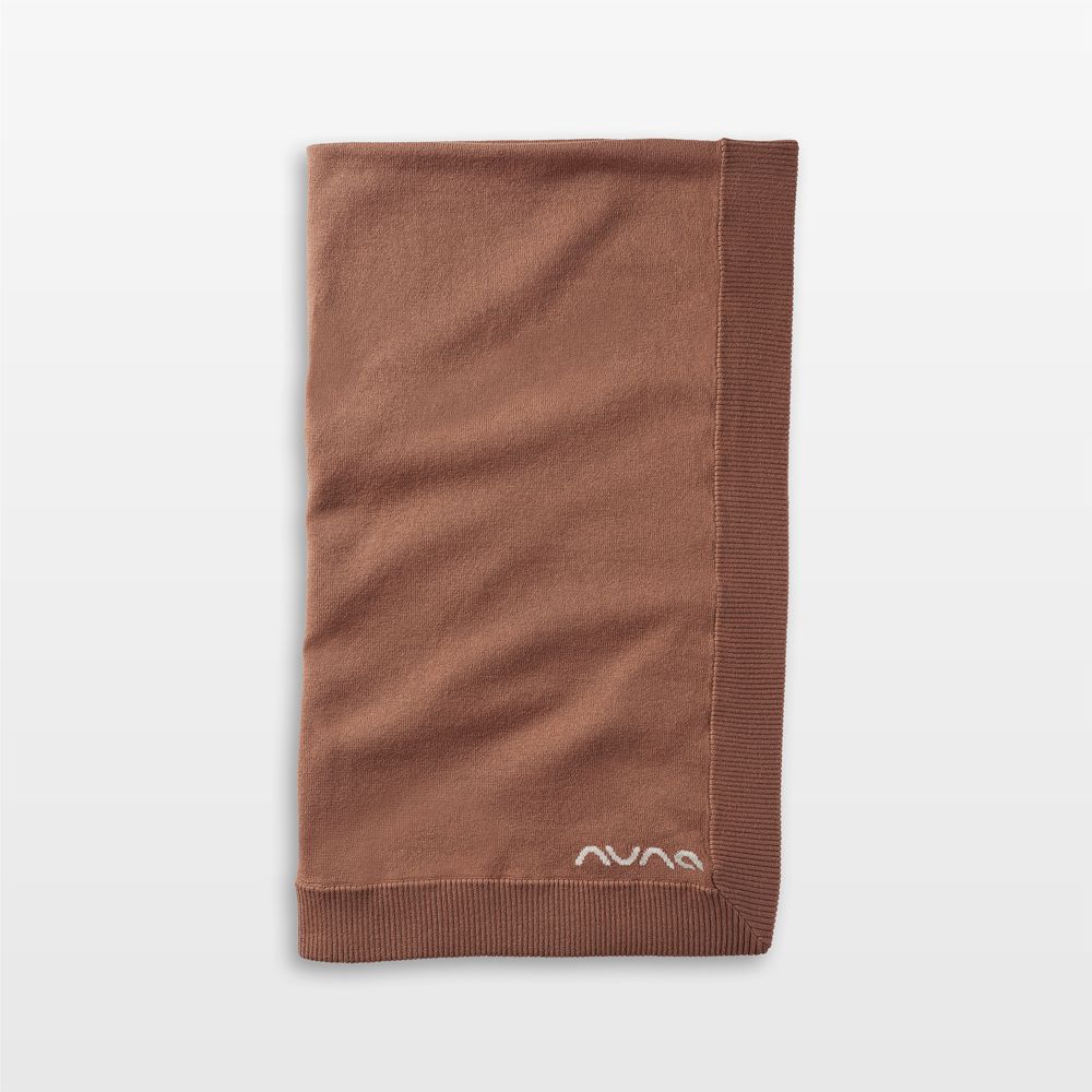 Nuna Sienna Brown Cotton Toddler Blanket