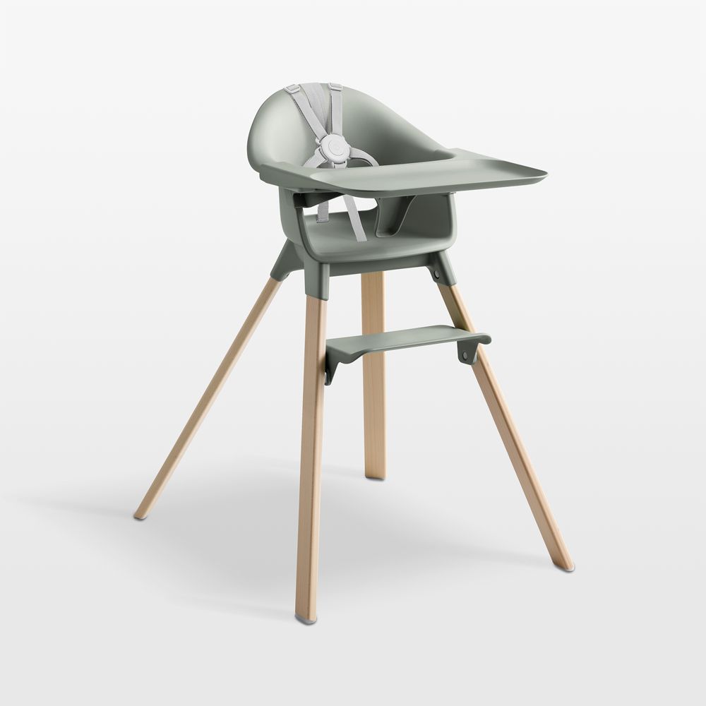 Stokke Clikk Glacier Green High Chair with Adjustable Footrest