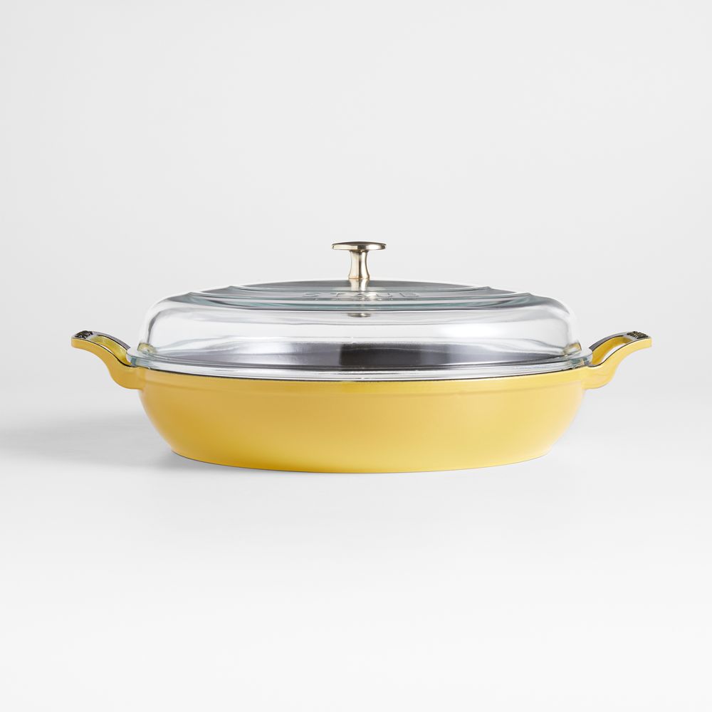 Staub 3.5-Qt. Citron Braiser with Lid