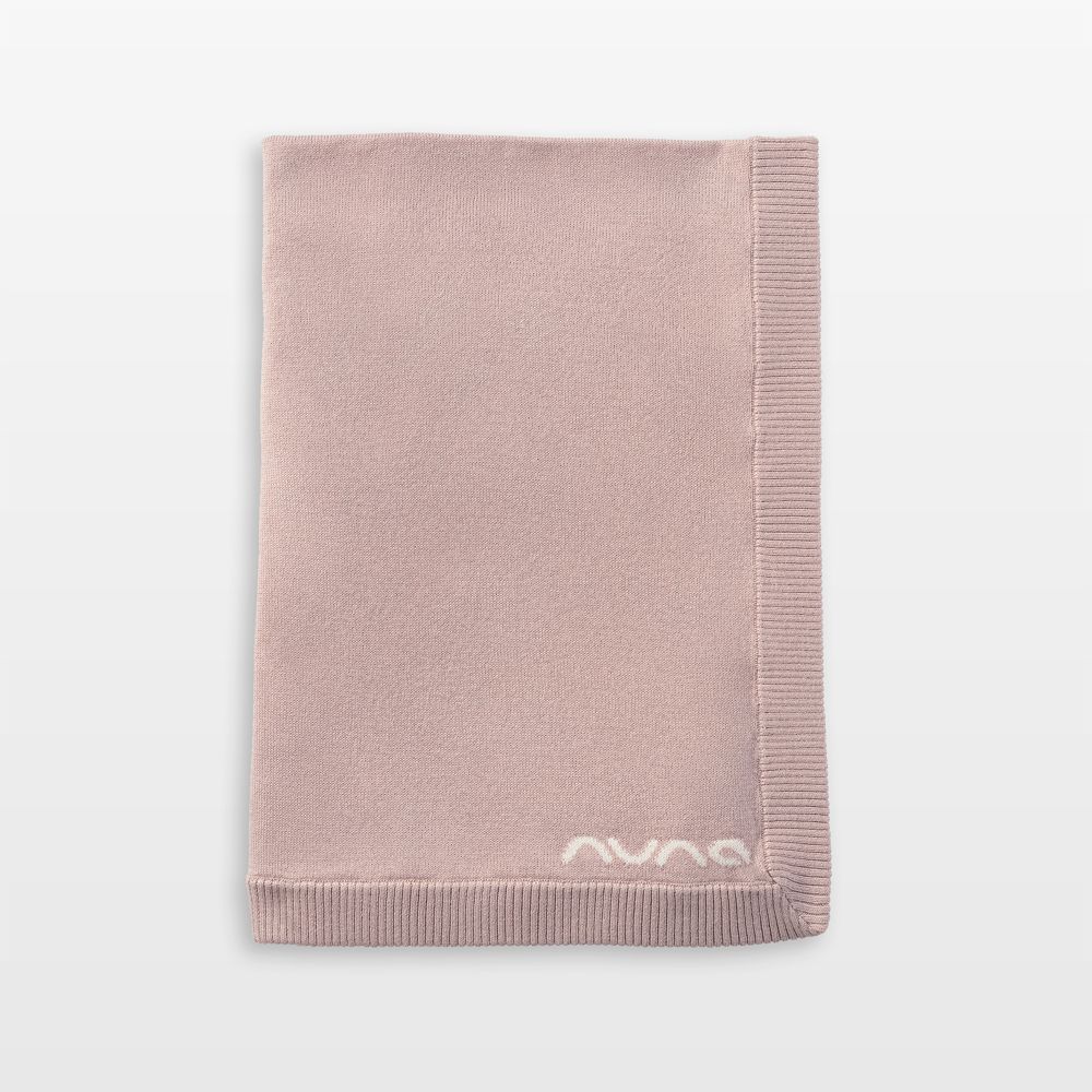 Nuna Dusty Mauve Cotton Baby Blanket