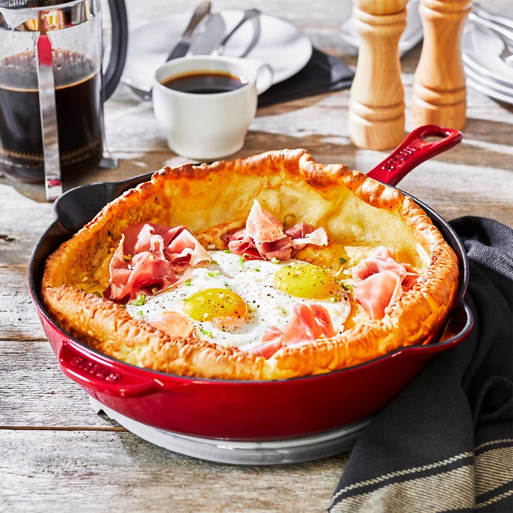 Alternative view of Staub 11" Cherry Traditional Skillet