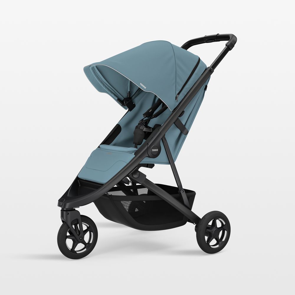 Thule Spring 2 Mid Blue Compact City Newborn Stroller