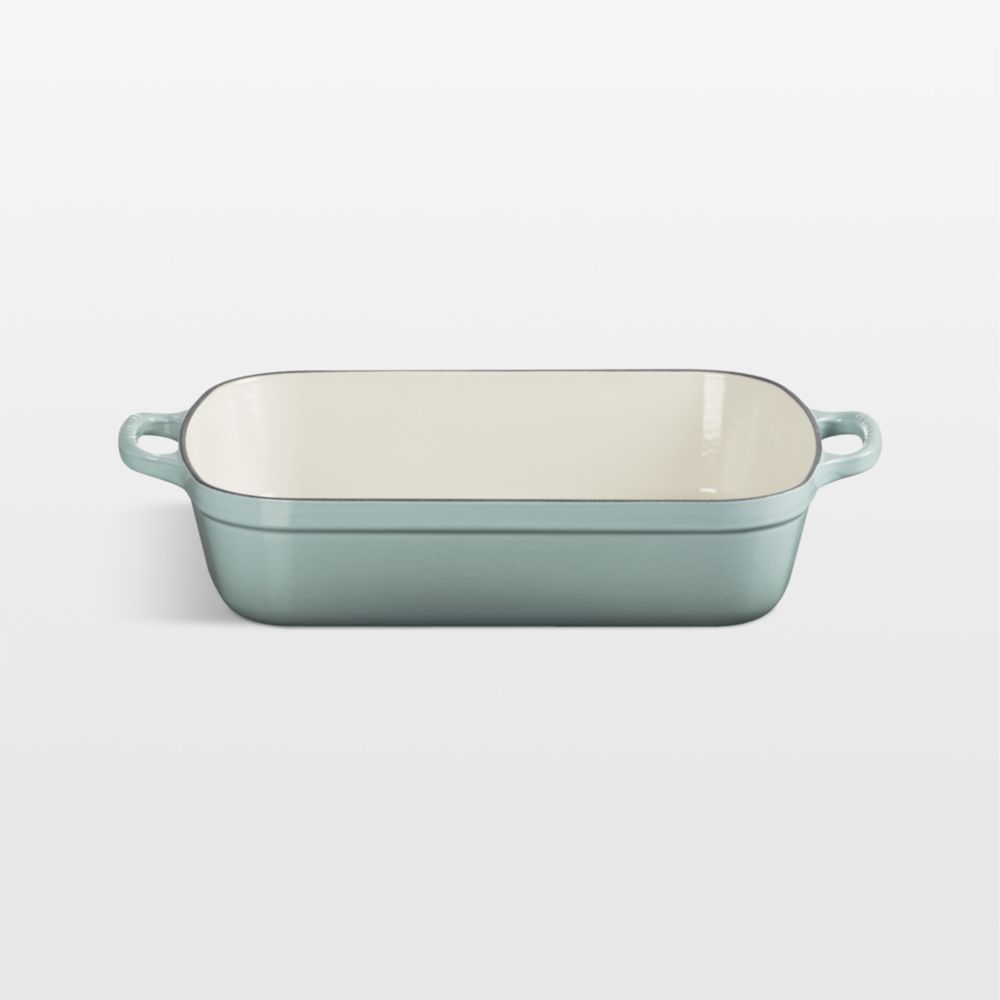 Le Creuset Signature 5.25-Qt. Sea Salt Enameled Cast Iron Rectangular Roaster