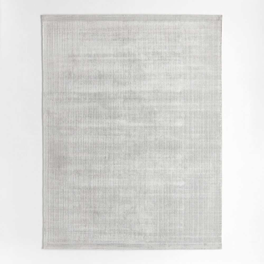 Solid Grid Light Blue Kids Performance Area Rug