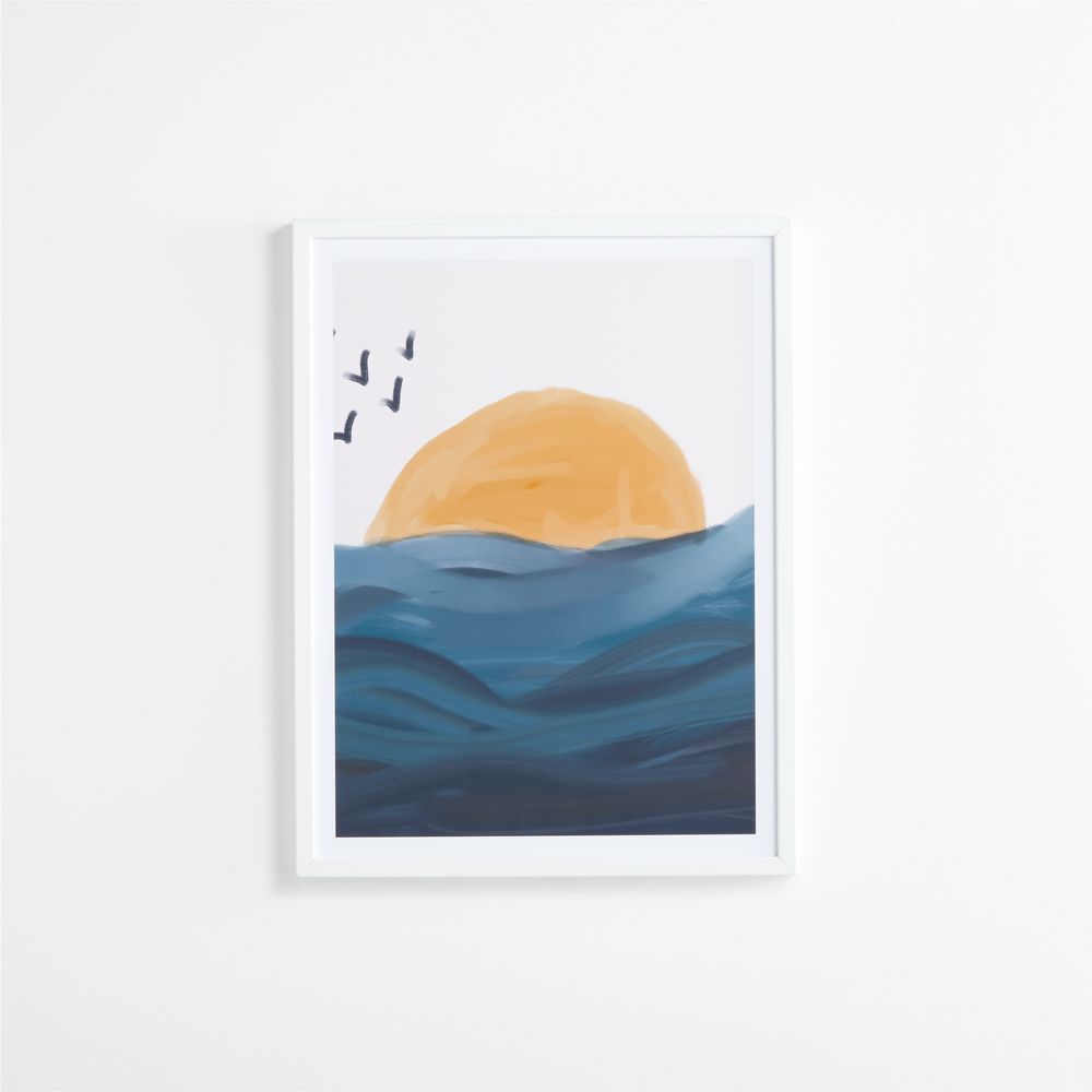 Smooth Wave Framed Wall Art