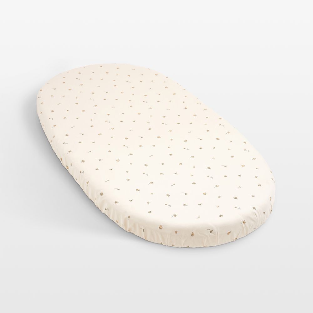 Stokke Sleepi Flower Ecru Bed Fitted Sheet