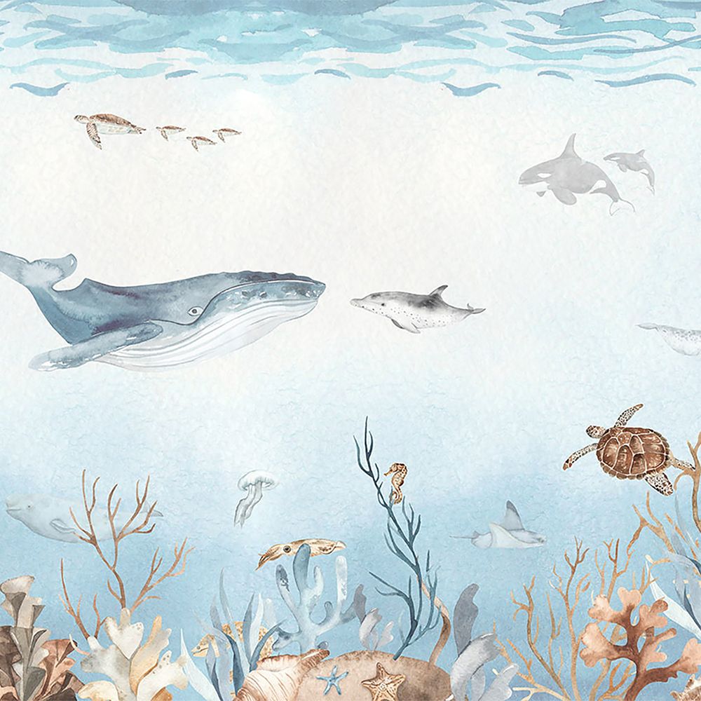 Tempaper Ocean Bliss Peel & Stick Wall Mural