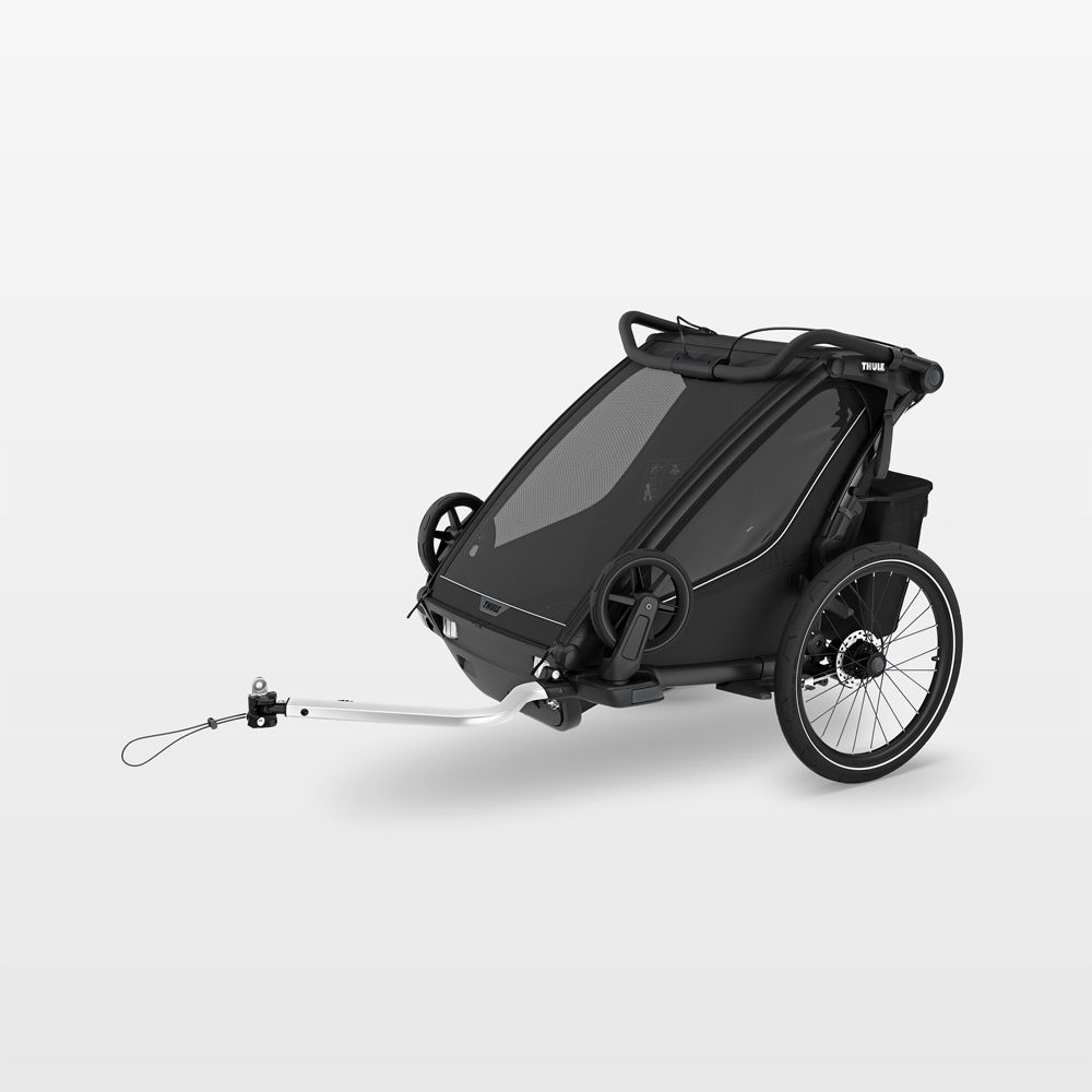 Thule Chariot Sport 2 Black Double Multisport Bike Trailer