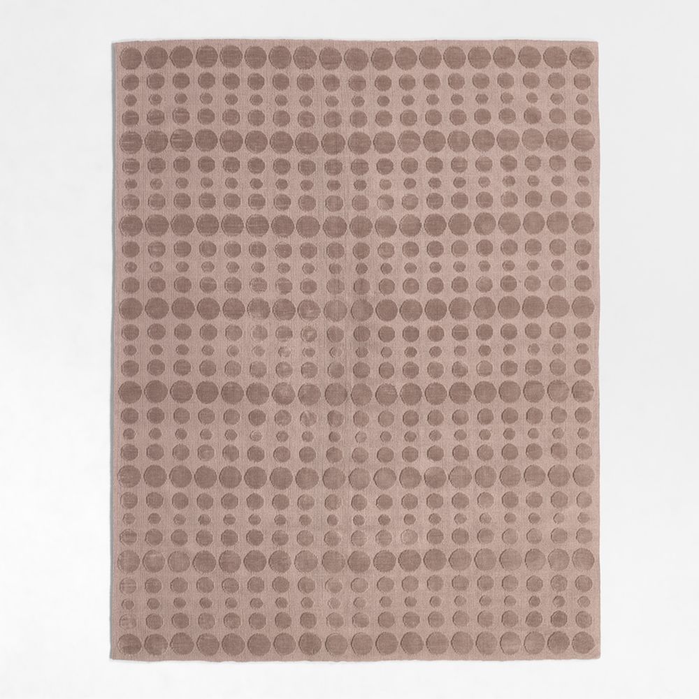 Geo Dotty Rosy Lilac Kids Performance Rug