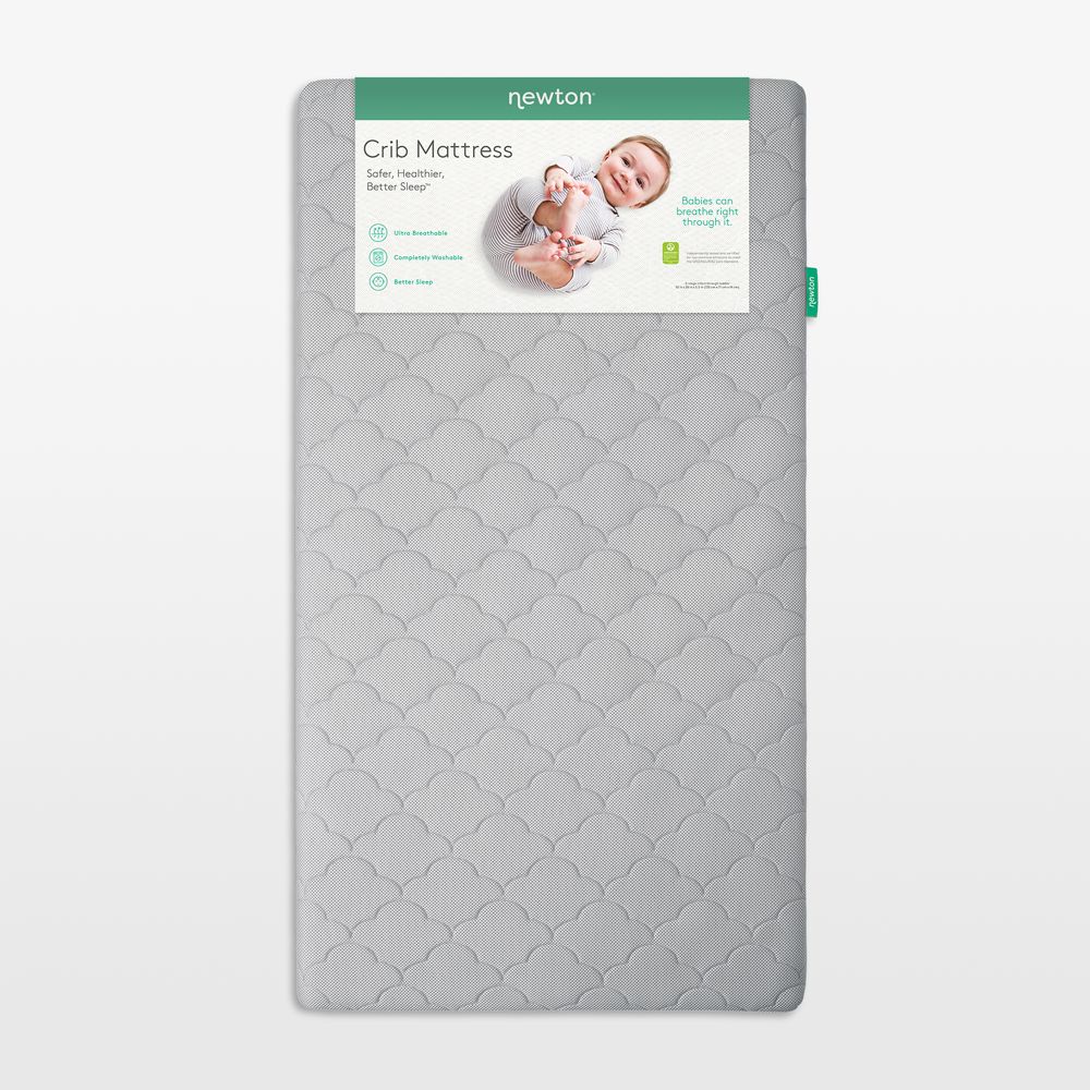 Newton Baby Breathable Quilted Grey Original Crib Mattress