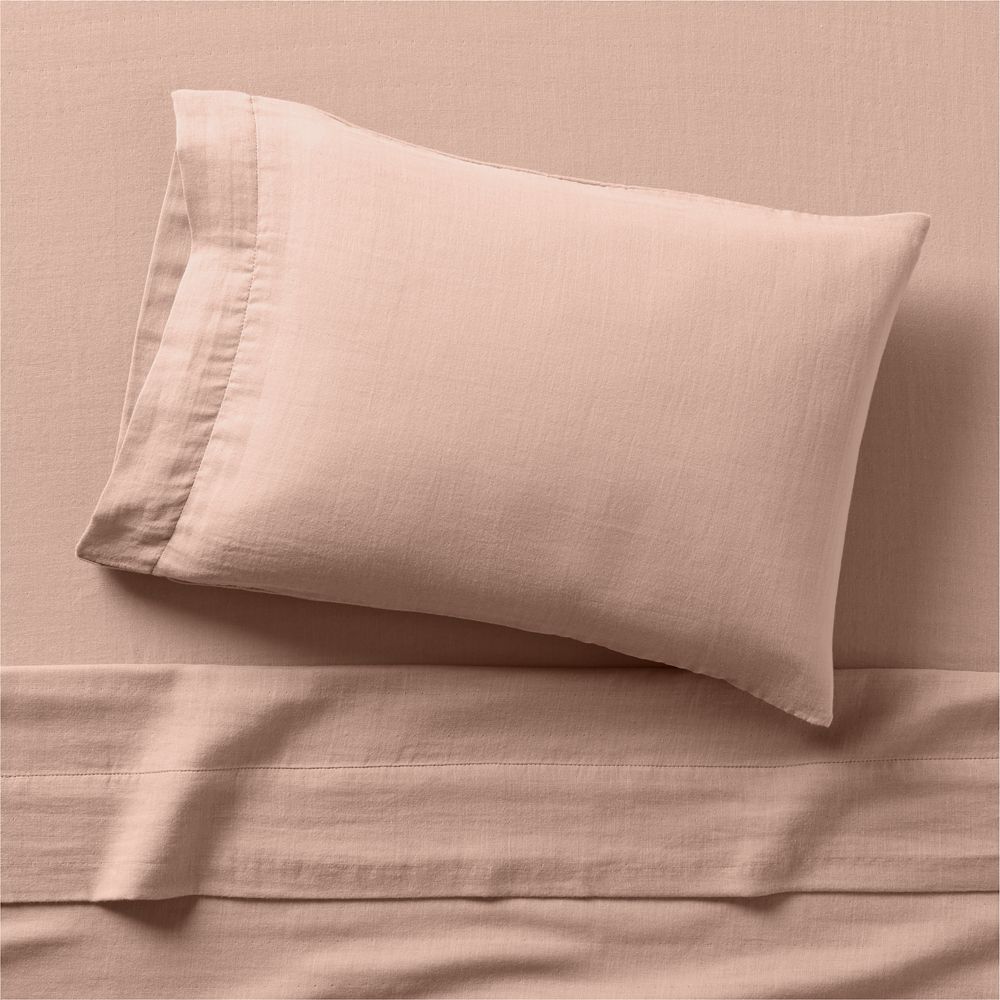 Supersoft Violet Rose Organic Cotton Gauze Toddler Sheet Set