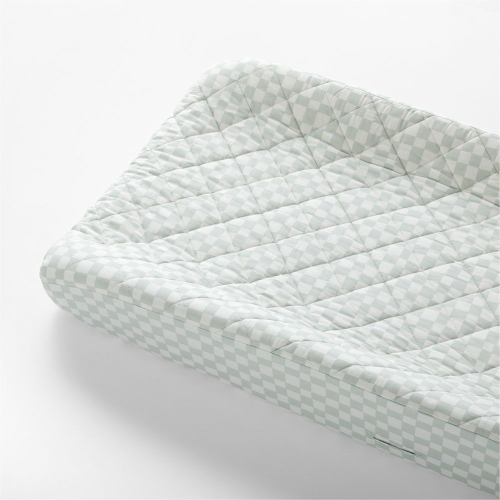 Venice Pale Teal Organic Changer Cover By Leanne Ford
