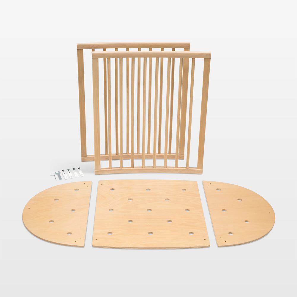 Stokke Sleepi Natural Wood Mini Crib Bed Extension